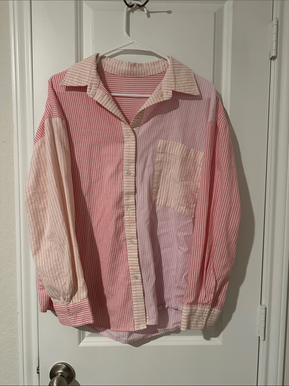 Colorful button down top - Picture 5 of 5